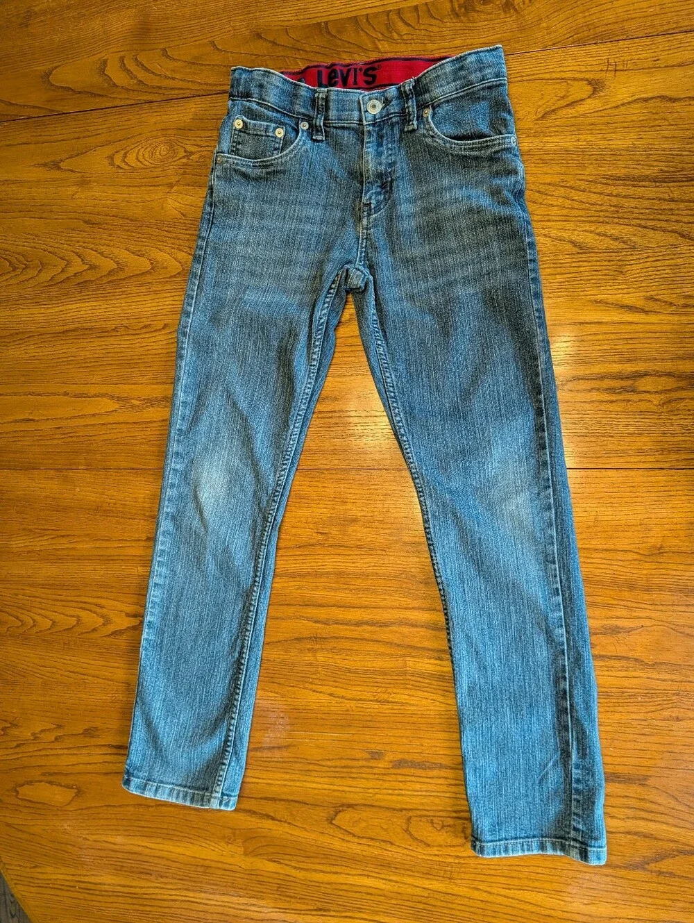 Levi's Boys Denim Jeans with Adjustable Waist - Size 14